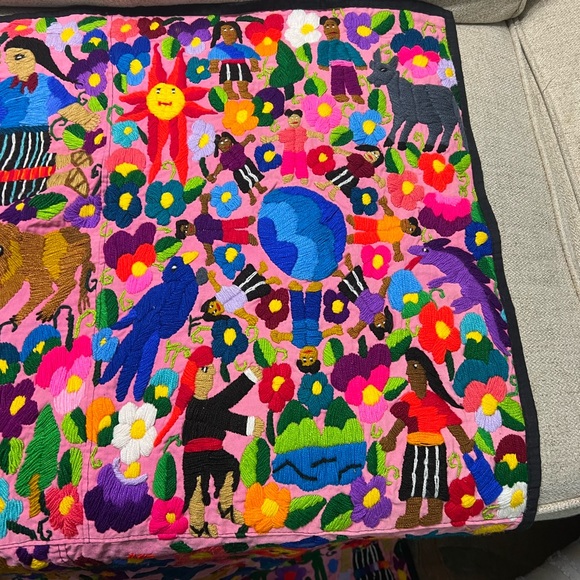 Hand embroidered Ethnic Wall Hanging or Tapestry - Picture 5 of 9